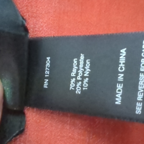 ALI MILES Shimmer Woven Round Collar 3/4 Sleeve Button-Front Jacket (3X) - Picture 8 of 8